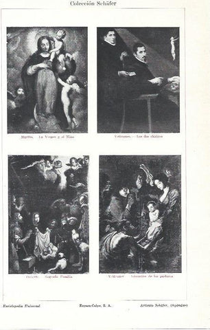 LAMINA ESPASA 39456: Colección Schafer con obras de Murillo, Velazquez y Orrente