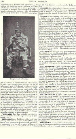 LAMINA ESPASA 39483: El rey Sisowath de Camboya