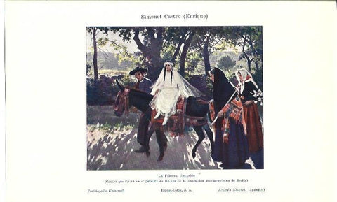 LAMINA ESPASA 39481: La Primera Comunion, por Enrique Simonet Castro