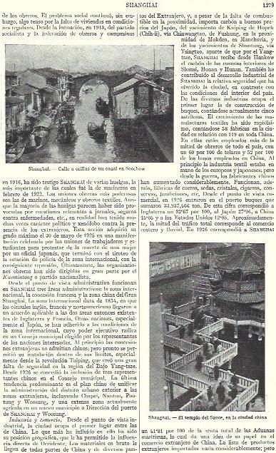 LAMINA ESPASA 39476: Canal y templo en Shanghai