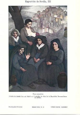 LAMINA ESPASA 39475: Tipos campesinos, por Ramon Loy