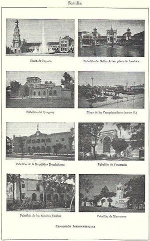 LAMINA ESPASA 39472: Exposicion Iberoamericana de Sevilla