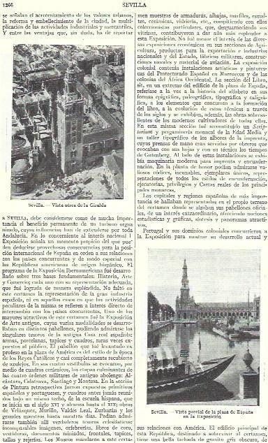 LAMINA ESPASA 39471: Vista aera de la Giralda de Sevilla