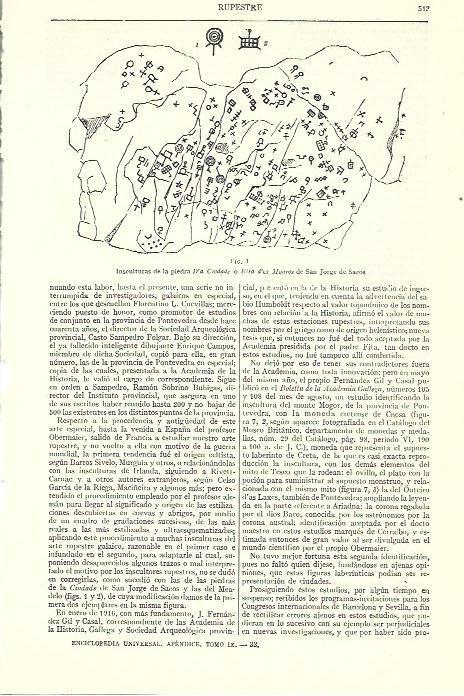 LAMINA ESPASA 39419: Insculturas de la piedra Eira dos Mouros