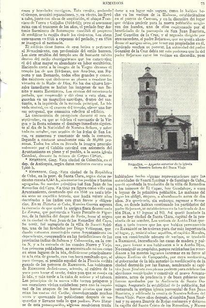 LAMINA ESPASA 39381: Iglesia de Nuestra Señora del Buen Viaje en Remedios
