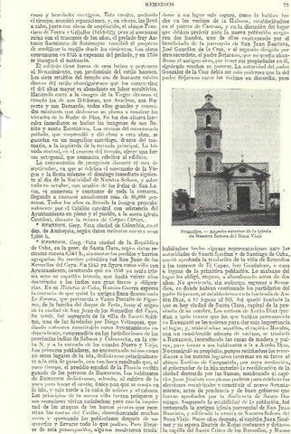 LAMINA ESPASA 39381: Iglesia de Nuestra Señora del Buen Viaje en Remedios