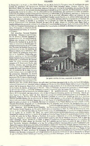 LAMINA ESPASA 39372: Iglesia de Assy en los Alpes