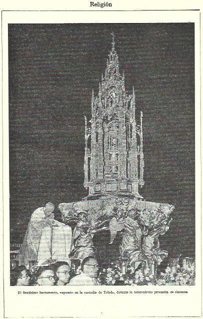 LAMINA ESPASA 39371: El Santisimo Sacramento de Toledo