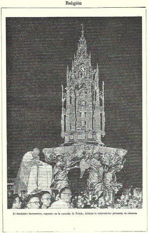 LAMINA ESPASA 39371: El Santisimo Sacramento de Toledo