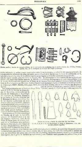 LAMINA ESPASA 39365: Ajuar de la necropolis de Acebuchal
