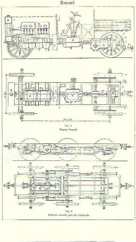 LAMINA ESPASA 39382: Vehiculo Renard para ser remodelado