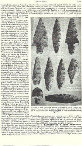 LAMINA ESPASA 39363: Industria litica de la Cueva de Mugaret el Alliya, Marruecos