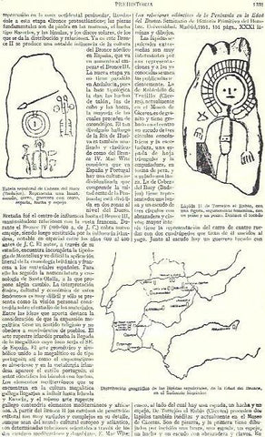 LAMINA ESPASA 39364: Mapa de las lapidas sepulcrales de la Edad de Bronce en España