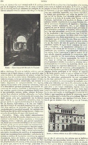 LAMINA ESPASA 39405: Mercado de Trajano y Universidad Gregoriana de Roma