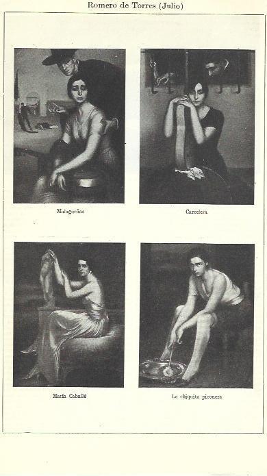 LAMINA ESPASA 39413: Mujeres pintadas por Jose Romero de Torres
