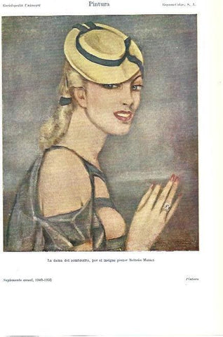 LAMINA ESPASA 39349: La dama del sombrerito, por Beltran-Masses