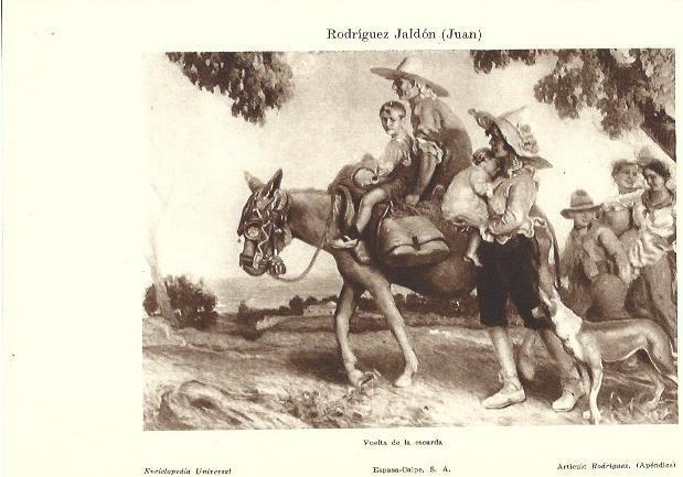 LAMINA ESPASA 39401: Vuelta de la escarda, por Juan Rodriguez Jaldon
