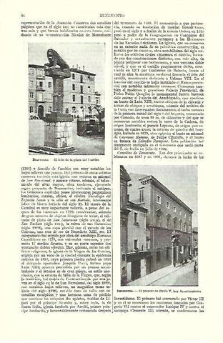 LAMINA ESPASA 39770: Palacio y Leon en Benevento