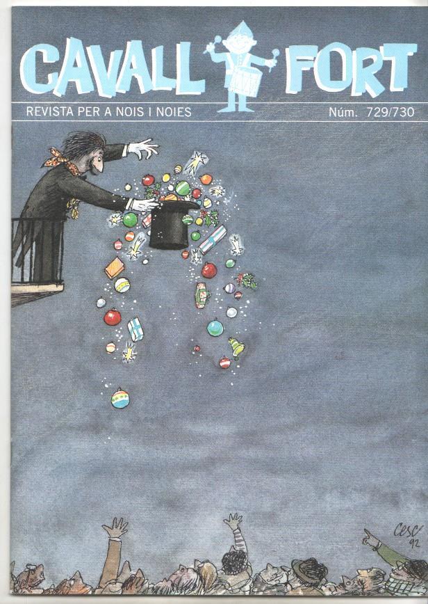 Revista: Cavall Fort num 729/730, desembre 1992 - Dossier per art de màgia (20 páginas)