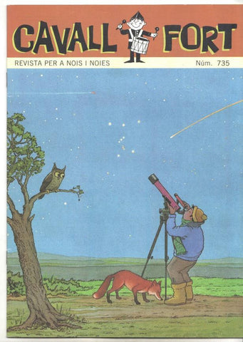 Revista: Cavall Fort num 735, febrer 1993 - Una escapada al món de la foscor