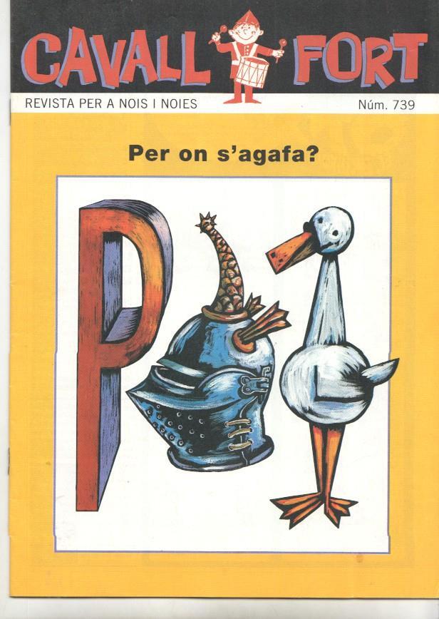 Revista: Cavall Fort num 739, maig 1993. Portada Tàssies - per on s'agafa?
