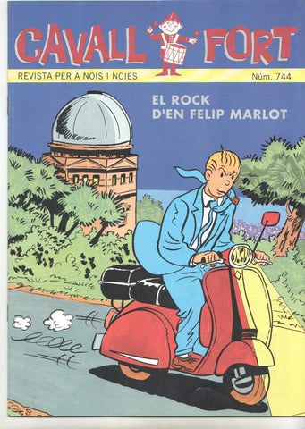 Revista: Cavall Fort num 744, juliol 1993 - El rock d'en Felip Marlot