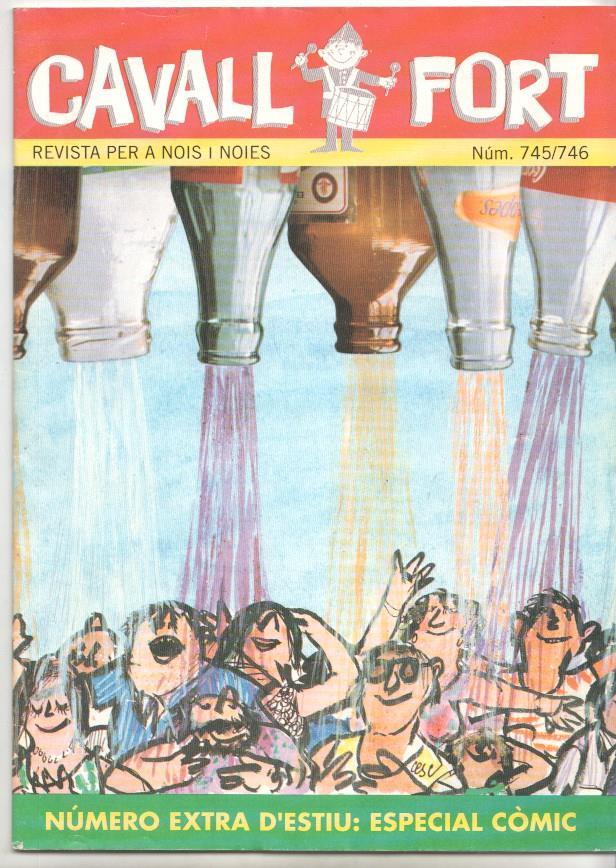 Revista: Cavall Fort num 745/746, agost 1993 - Extra d'estiu especial comic