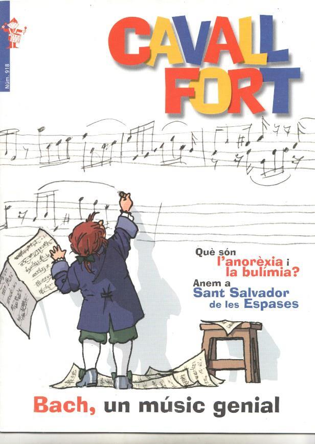 Revista: Cavall Fort num 918, oct 2000. Bach un músic genial