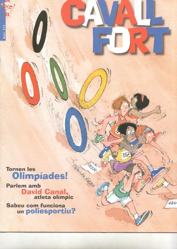 Revista: Cavall Fort num 915, setembre 2000. NO INCLUYE EL SUPLEMENTO CALENDARI ESCOLAR DEL CURS 2000/2001