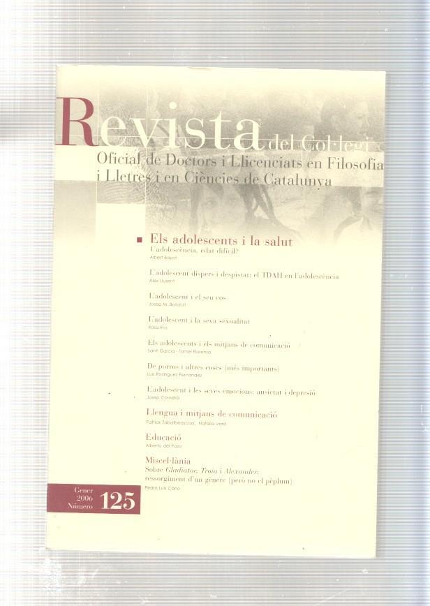Revista del col legi Oficial de doctors i Llicenciats en Filosofia i en Ciencies de