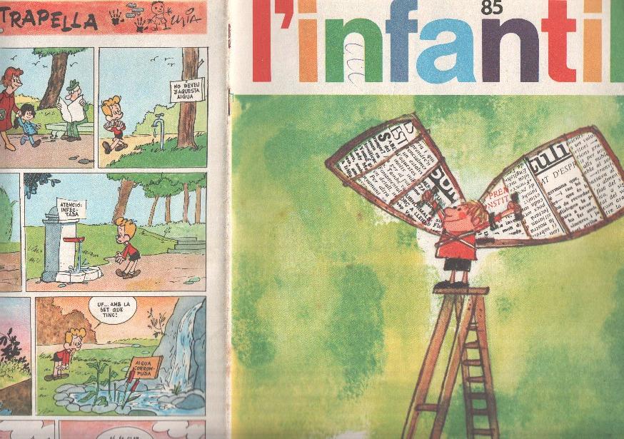 Revista L'infantil numero 085: Sir Edmond Hillary torna a L'himalaia, Quimet Trapella