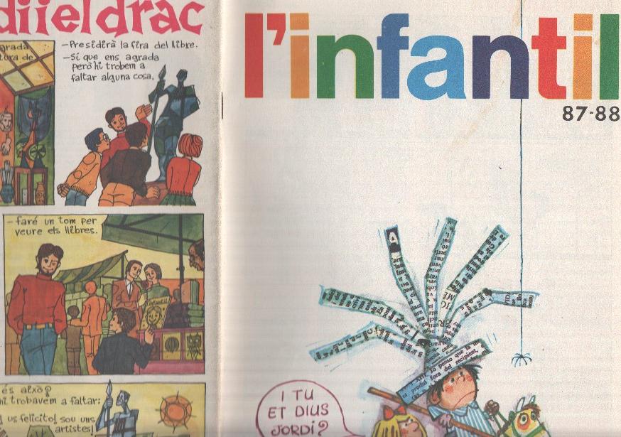Revista L'infantil numero 087/088: El magic Virolet, El drac ferotge, Sant Jordi i el drac