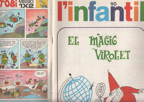 Revista L'infantil numero 090: Clifton, El magic virolet per Perich, Charlie Rivel