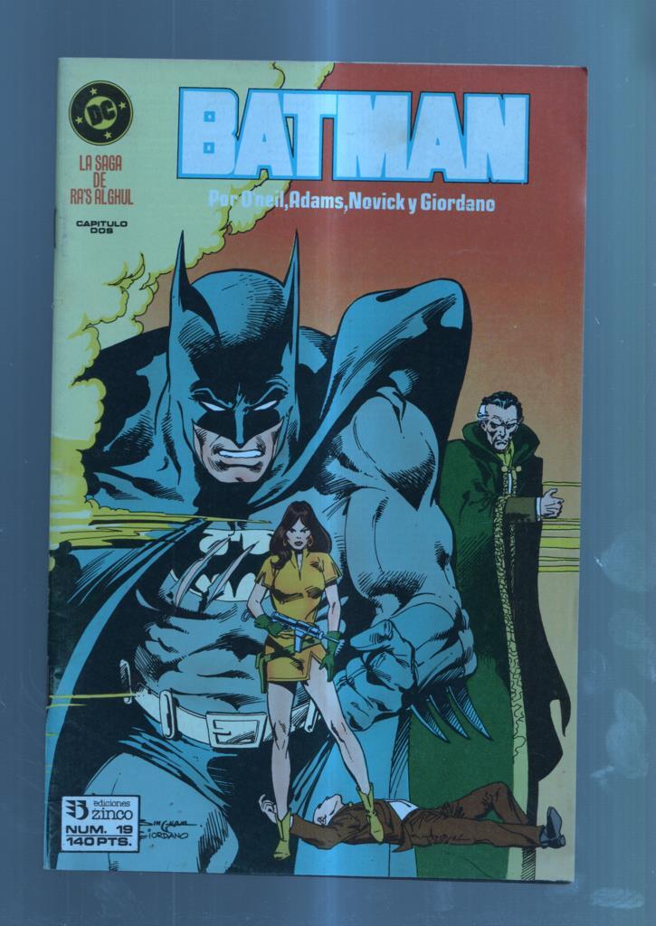 Zinco: Batman volumen 2 numero 19: La saga de Ras al ghul