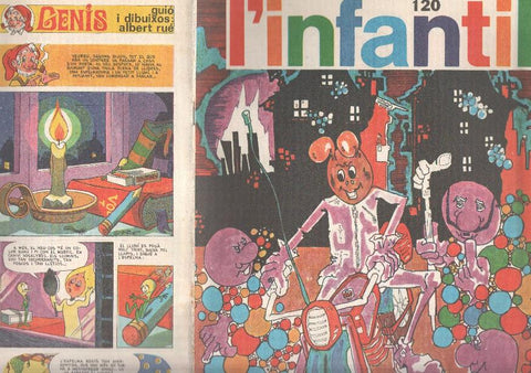 Revista L'Infantil numero 120: Ramon (IVA),  Marc Franval, El viatje prodigios d'en Ferran Pinyol, Cap Rodo