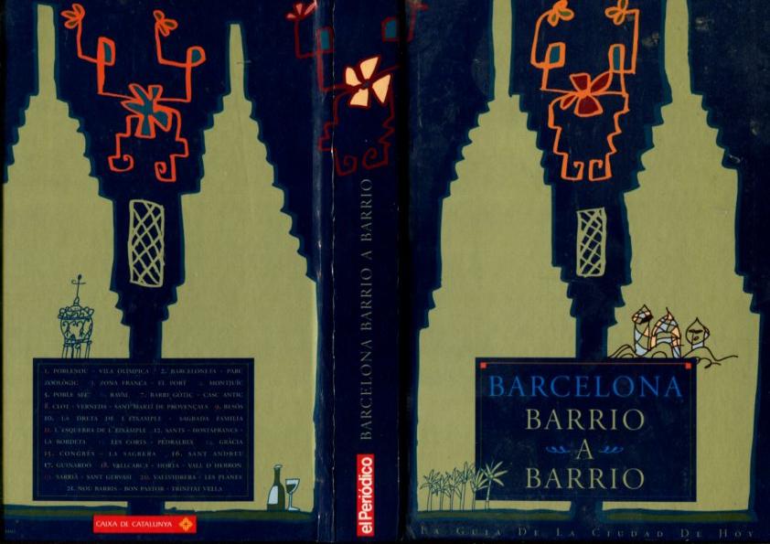 Barcelona barrio a barrio: Tapas para encuadernar la obra