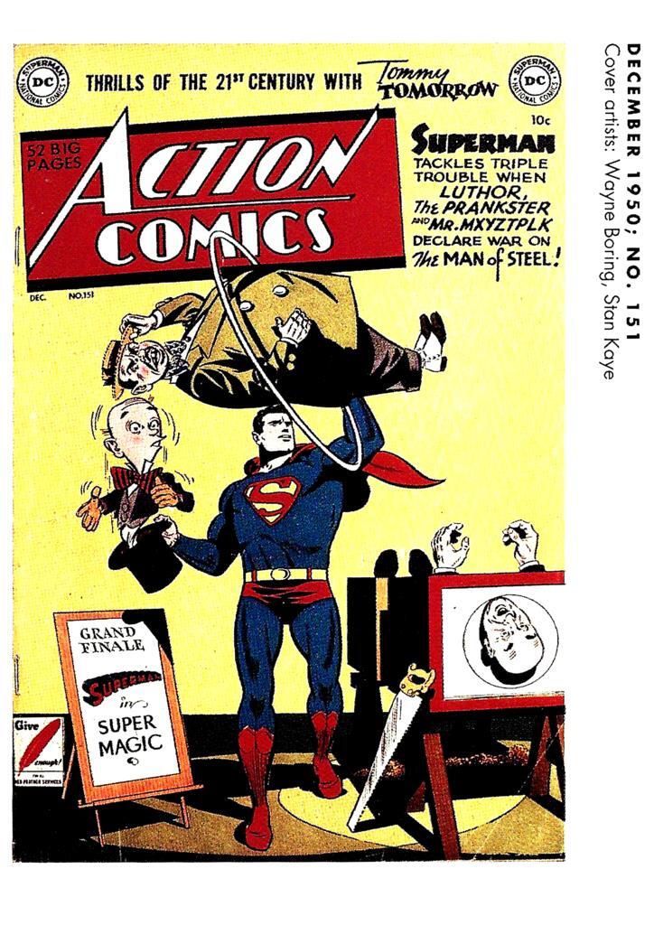 Poster DIN 4 numero 1240: Superman en Action Comics numero 151