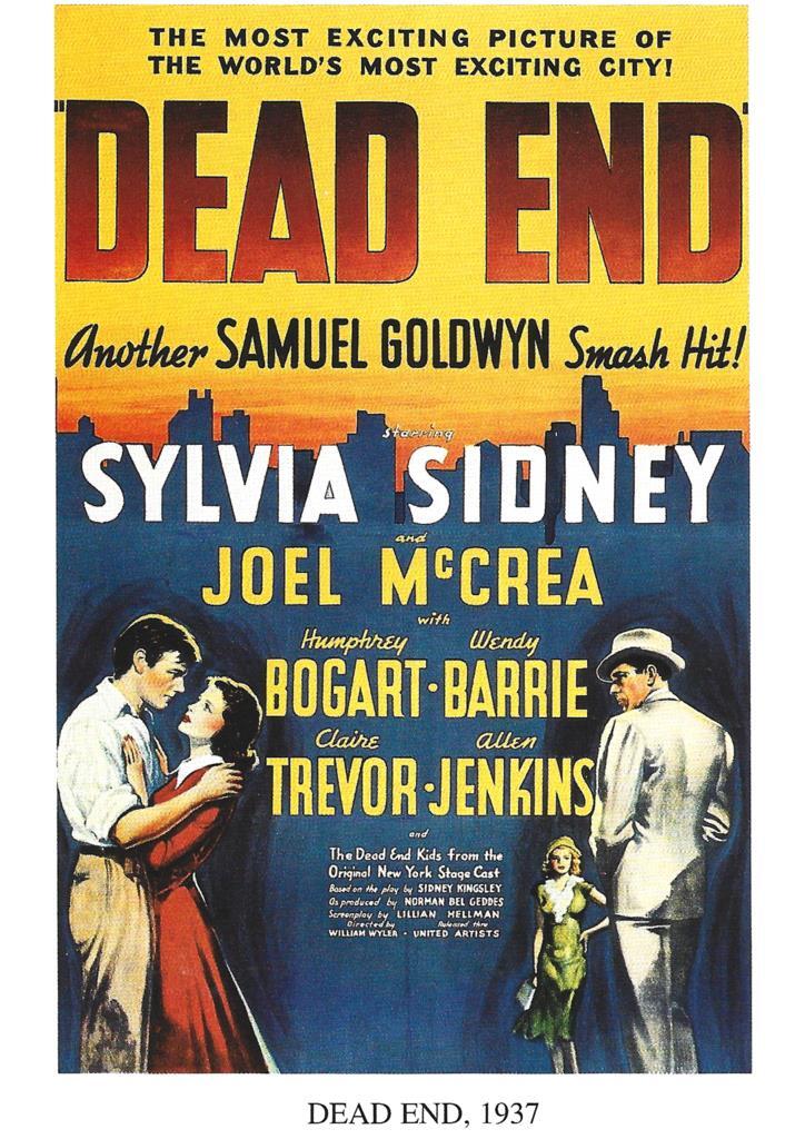 Poster DIN 4 numero 1256: Dead End, 1937: Sylvia Sidney, Humphrey Bogard, Joel McCrea