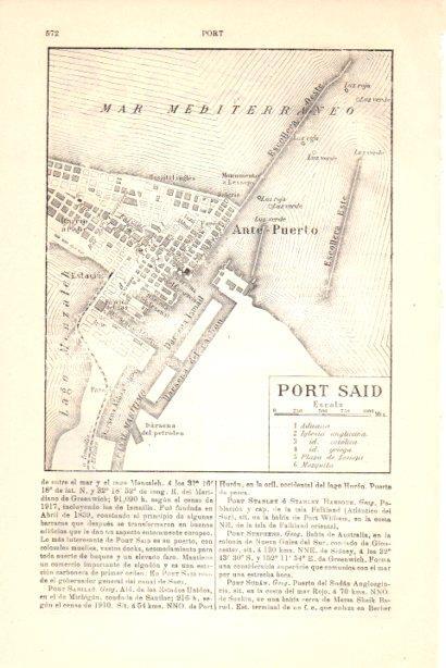 LAMINA V30205: Plano de Port Said