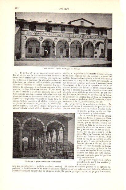 LAMINA V30216: Porticos del hospital del Ceppo en Pistoya 