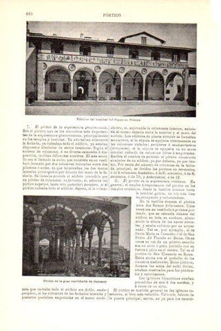 LAMINA V30216: Porticos del hospital del Ceppo en Pistoya 
