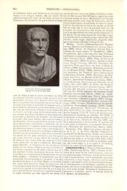 LAMINA V30241: Escultura de Posidonio