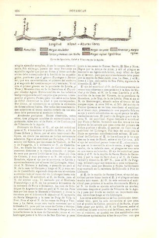 LAMINA V30250: Corte de la mina de Igualada Calaf y Vilanova de la Aguda