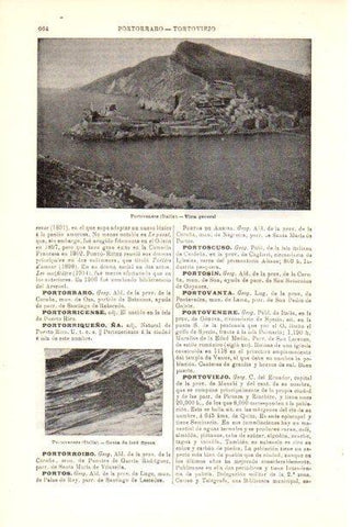LAMINA V30228: Vista y gruta de lord Byron en Portovenere