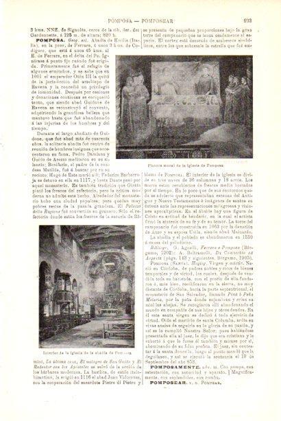 LAMINA V30130: Pintura e interior de la iglesia de Pomposa