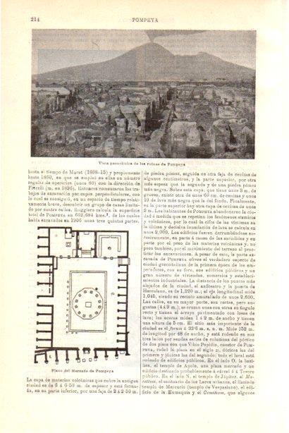LAMINA V30124: Vistas de las ruinas de Pompeya