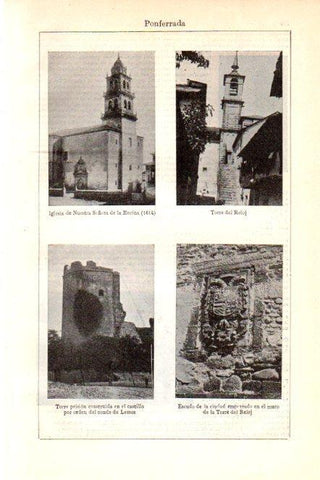 LAMINA V30169: Monumentos en Ponferrada