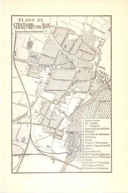 LAMINA V30178: Plano de Stratford upon Avon