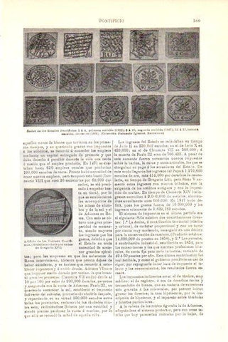 LAMINA V30146: Sellos de los Estados Pontificios