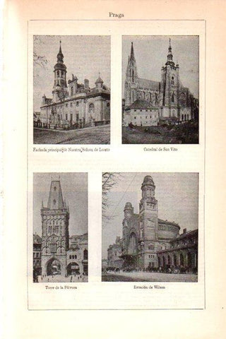 LAMINA V30154: Vistas de Praga